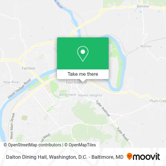 Dalton Dining Hall map