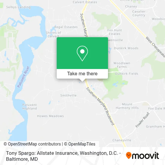 Tony Spargo: Allstate Insurance map