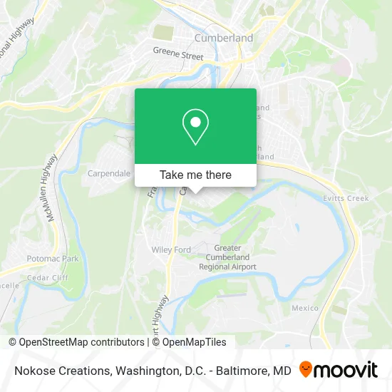Nokose Creations map