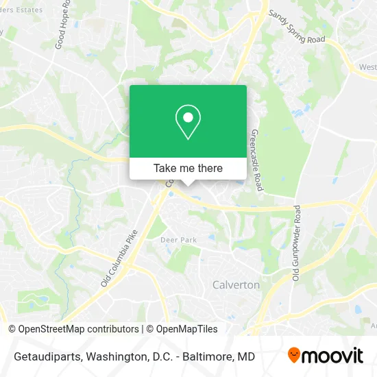 Getaudiparts map