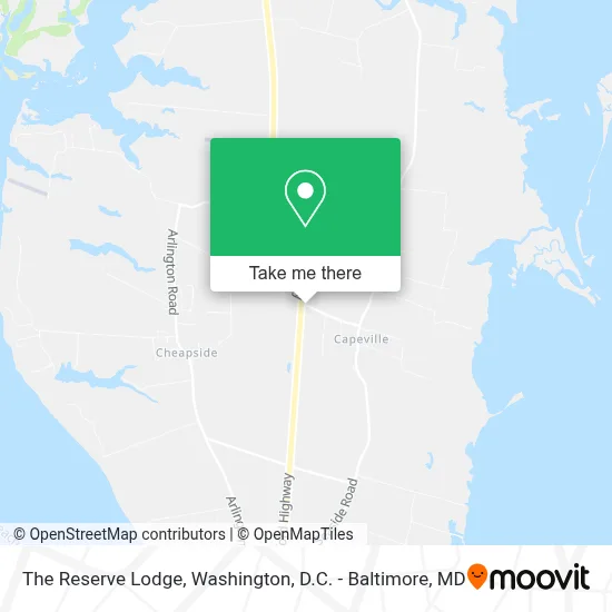 The Reserve Lodge map