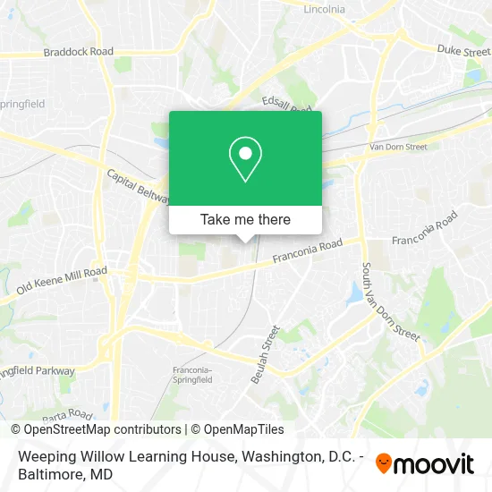 Weeping Willow Learning House map