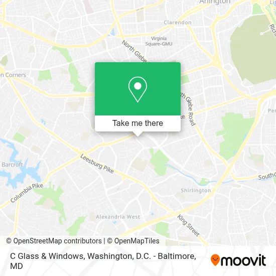 C Glass & Windows map
