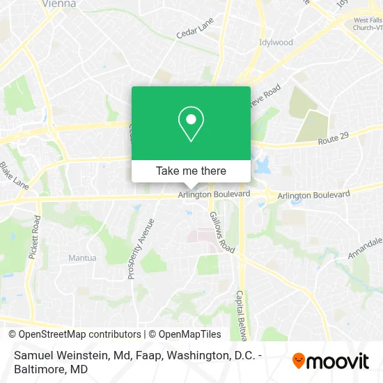 Samuel Weinstein, Md, Faap map