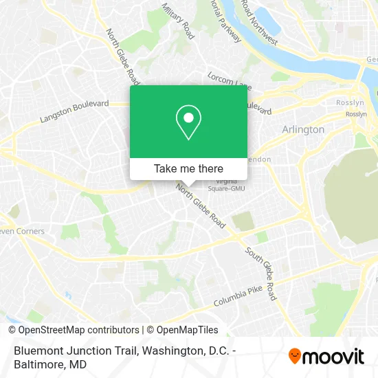 Bluemont Junction Trail map