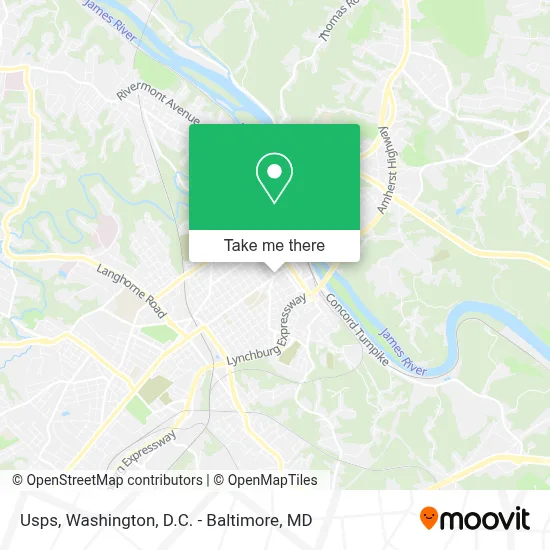 Usps map