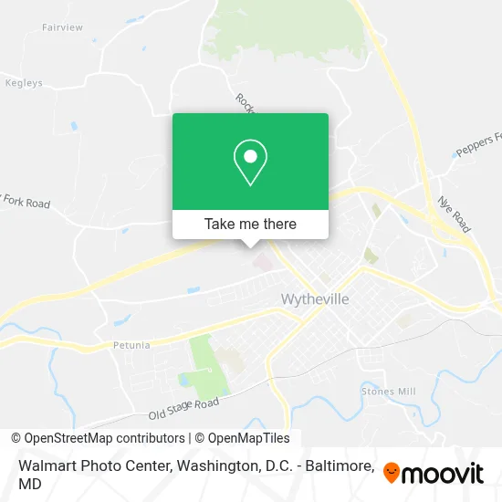 Walmart Photo Center map