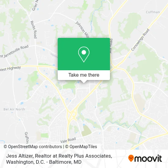Jess Altizer, Realtor at Realty Plus Associates map
