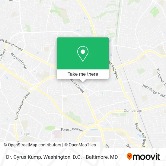 Dr. Cyrus Kump map