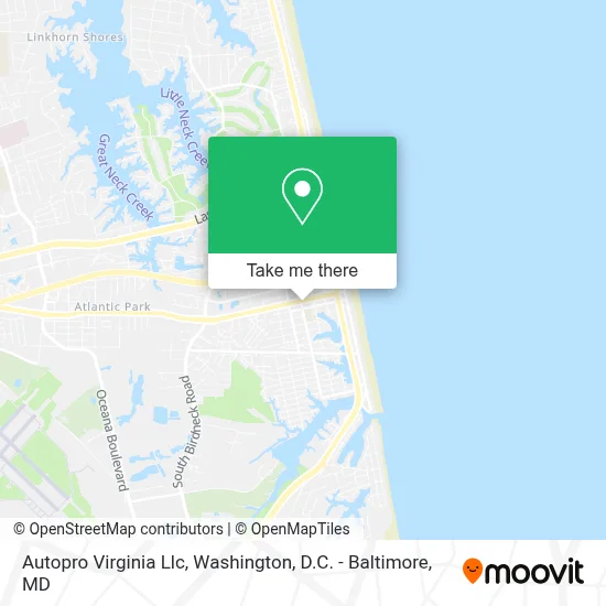 Autopro Virginia Llc map