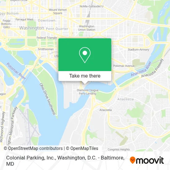 Colonial Parking, Inc. map