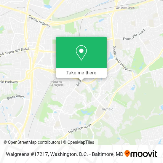 Walgreens #17217 map