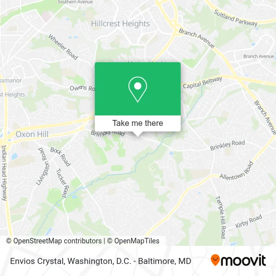 Envios Crystal map