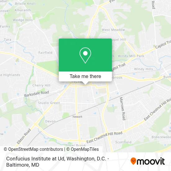 Confucius Institute at Ud map