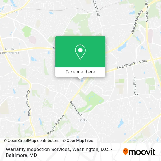 Warranty Inspection Services map