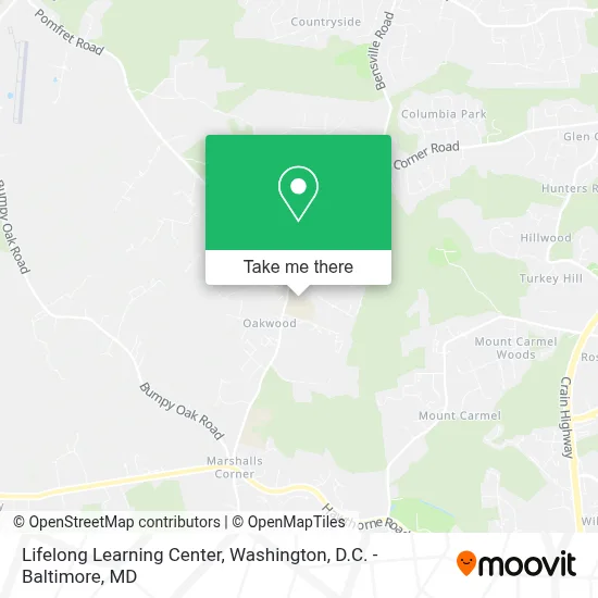 Lifelong Learning Center map