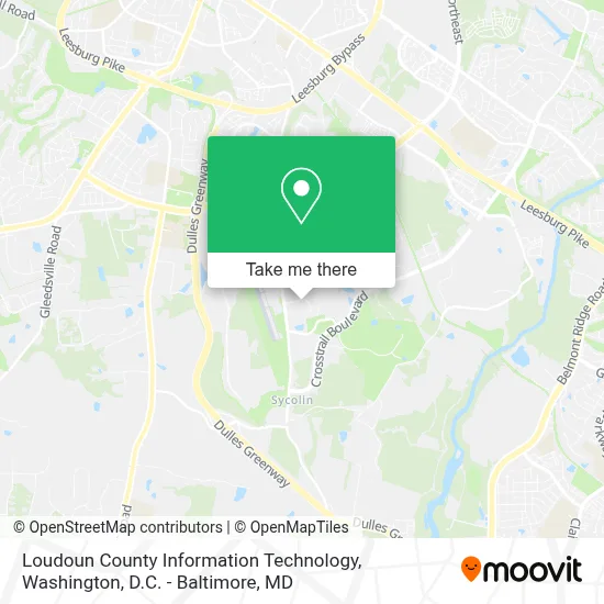Loudoun County Information Technology map