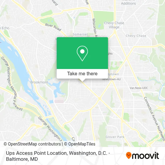 Ups Access Point Location map