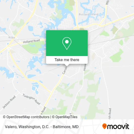 Valero map