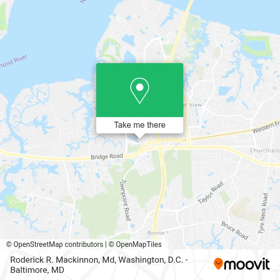 Roderick R. Mackinnon, Md map