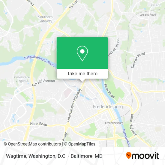 Wagtime map
