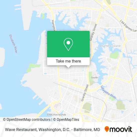 Wave Restaurant map