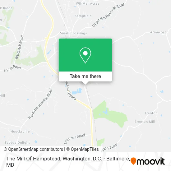 The Mill Of Hampstead map