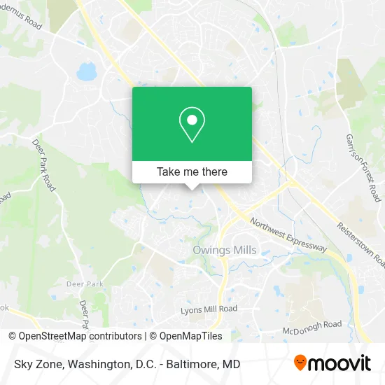 Sky Zone map