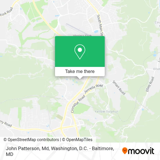 John Patterson, Md map