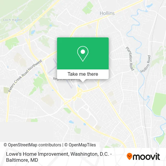 Lowe's Home Improvement map