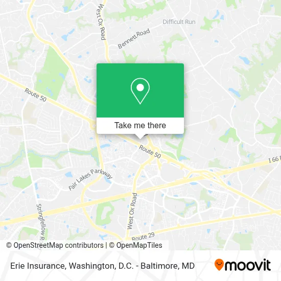 Erie Insurance map
