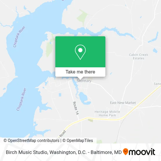 Birch Music Studio map
