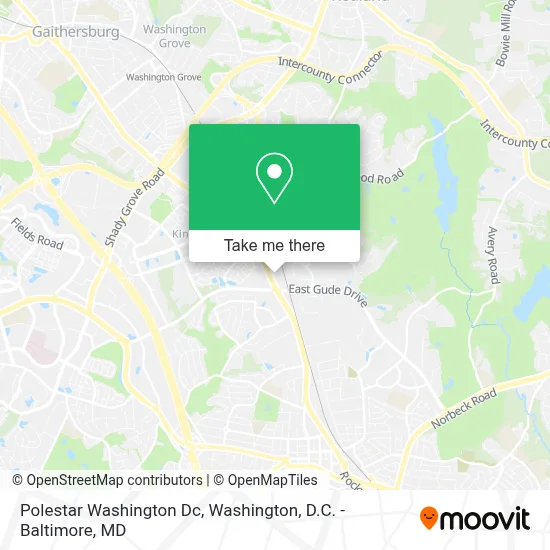 Polestar Washington Dc map