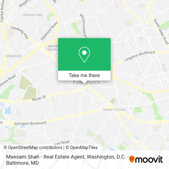Meesam Shah - Real Estate Agent map