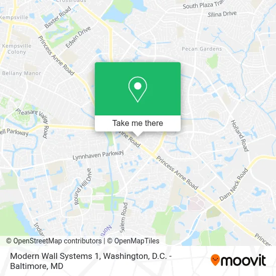 Modern Wall Systems 1 map
