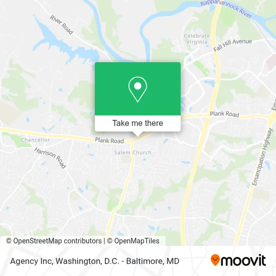 Agency Inc map
