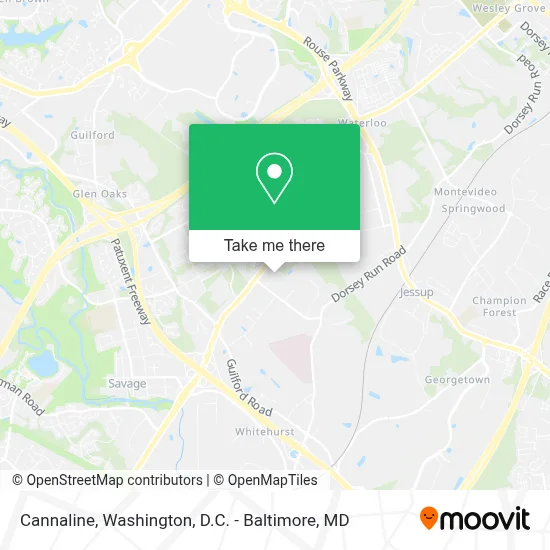 Cannaline map