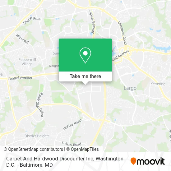 Carpet And Hardwood Discounter Inc map