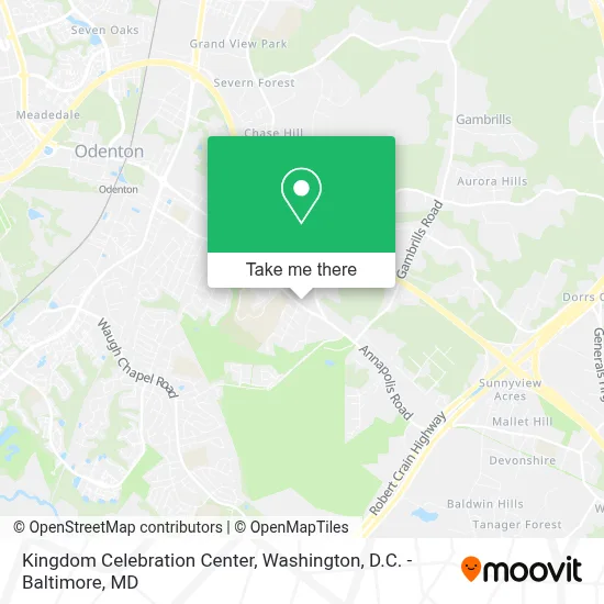 Kingdom Celebration Center map