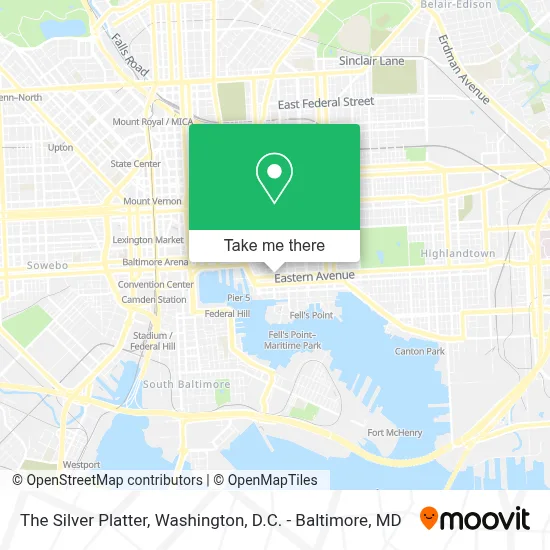 The Silver Platter map