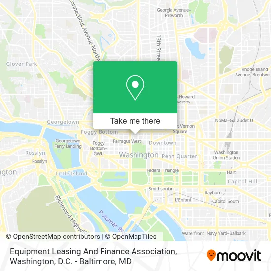 Equipment Leasing And Finance Association map