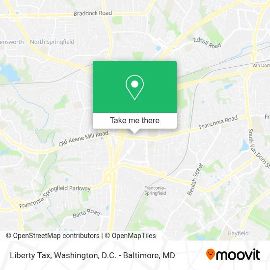 Liberty Tax map