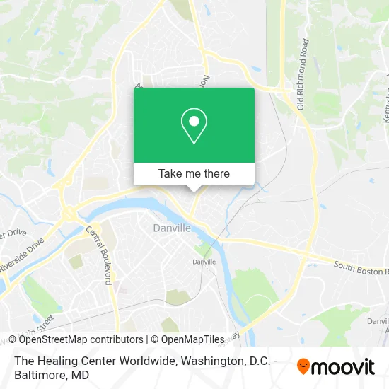 The Healing Center Worldwide map