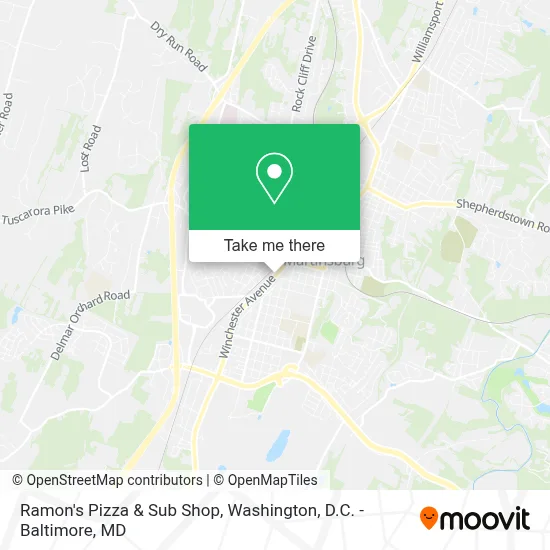 Ramon's Pizza & Sub Shop map