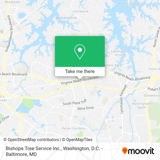 Bishops Tree Service Inc. map