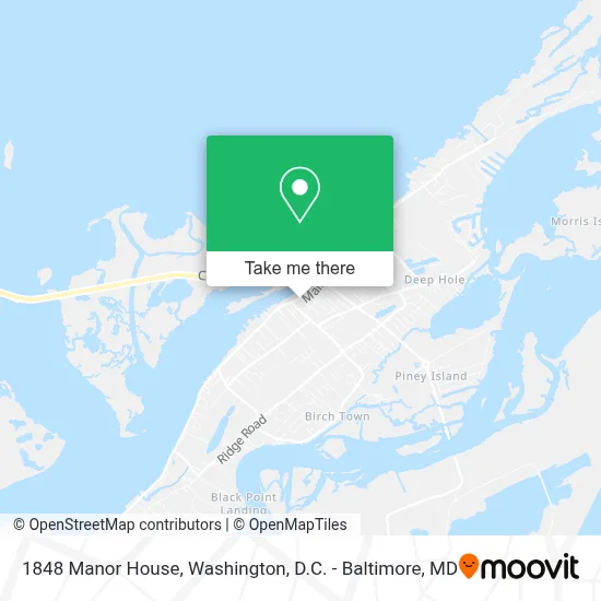 1848 Manor House map