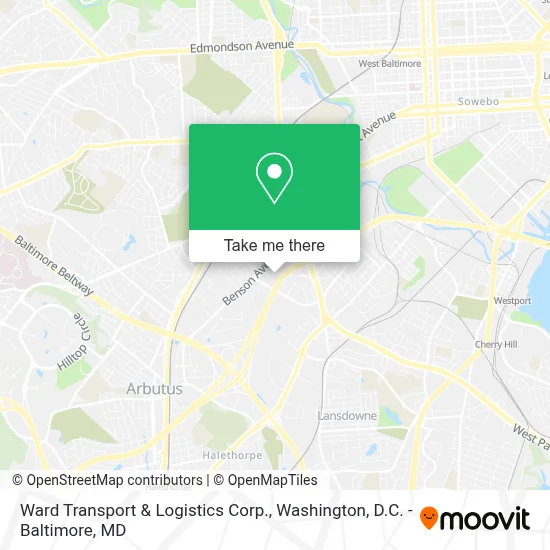 Ward Transport & Logistics Corp. map