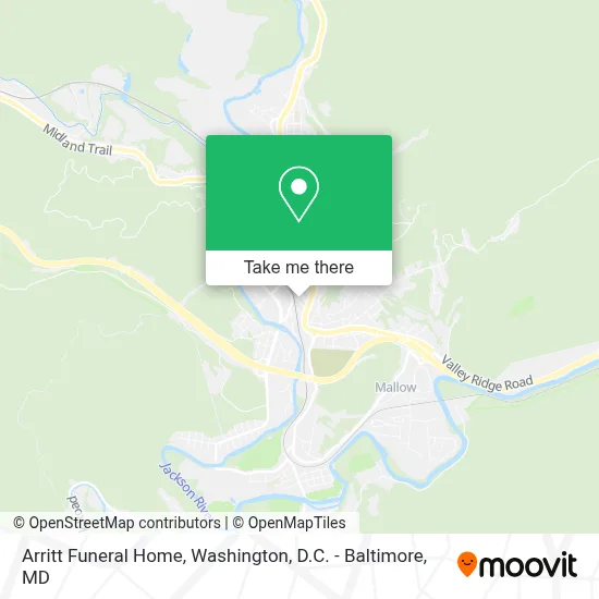 Arritt Funeral Home map