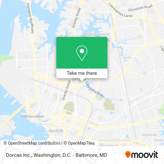 Dorcas Inc. map