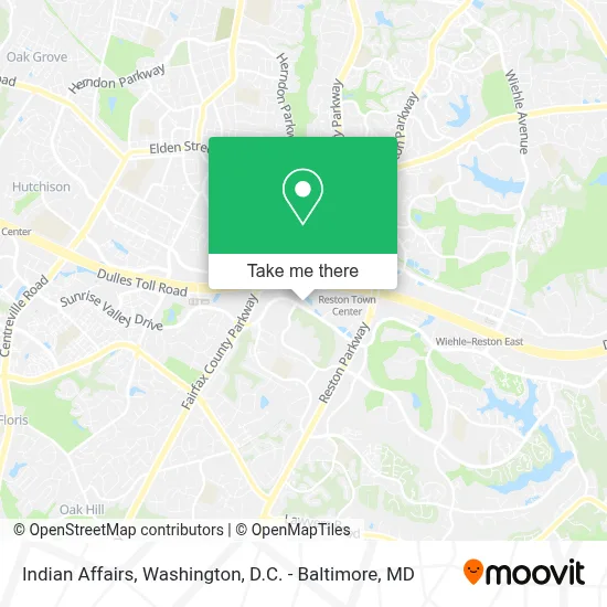 Indian Affairs map